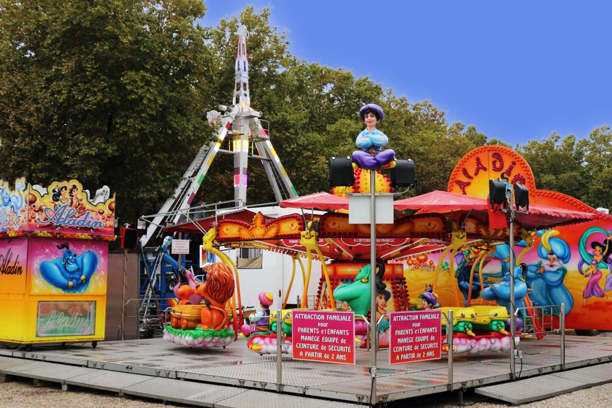 Aladin manège enfants bordeaux