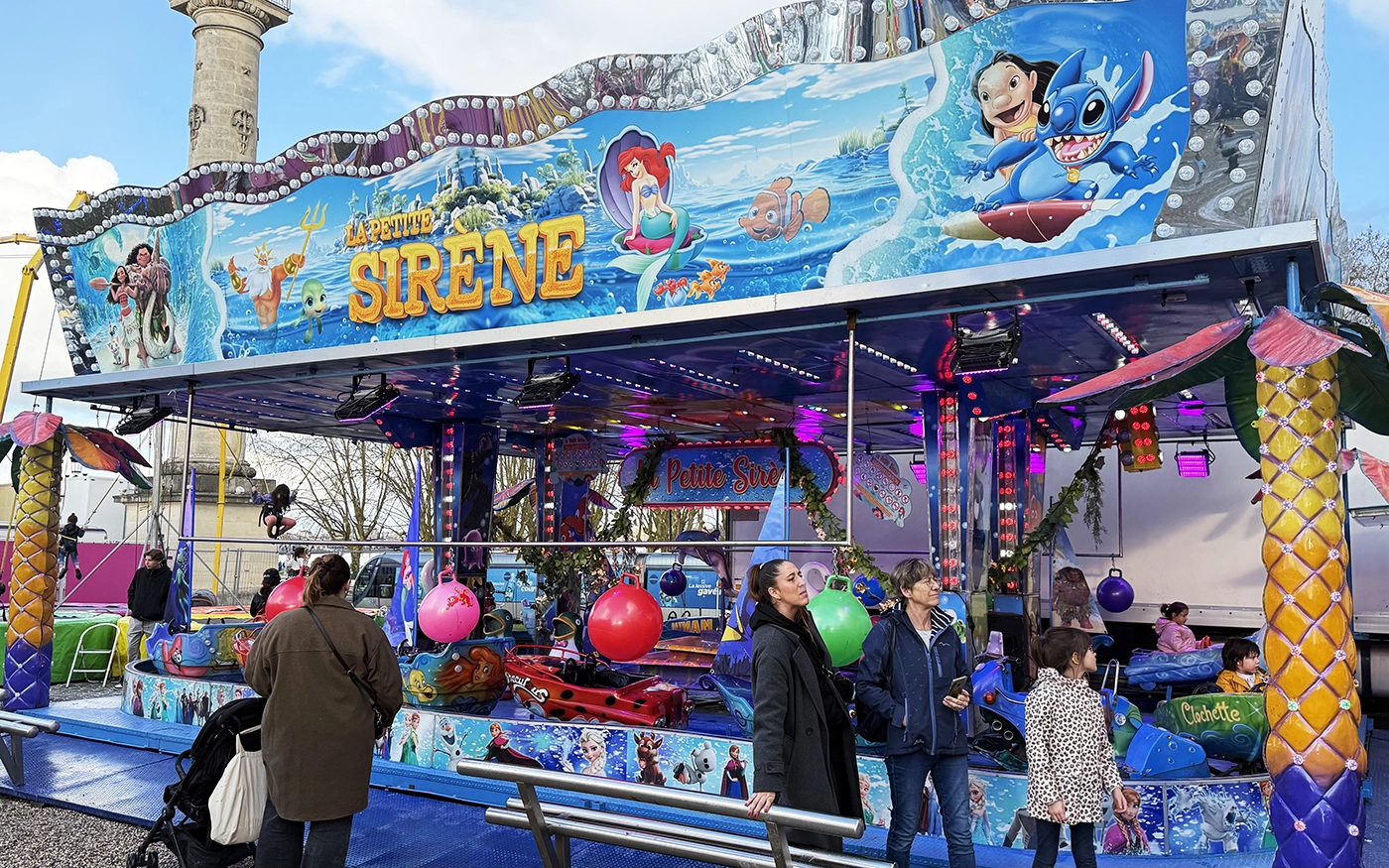 petite sirène manège enfants bordeaux